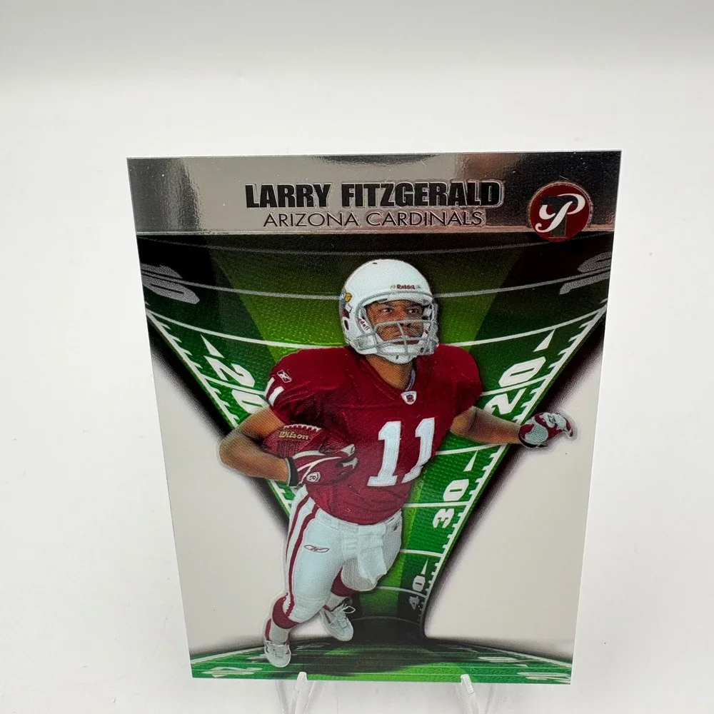 Topps Larry Fitzgerald Football Card (RC) Excellent 2004 Pristine 027/499